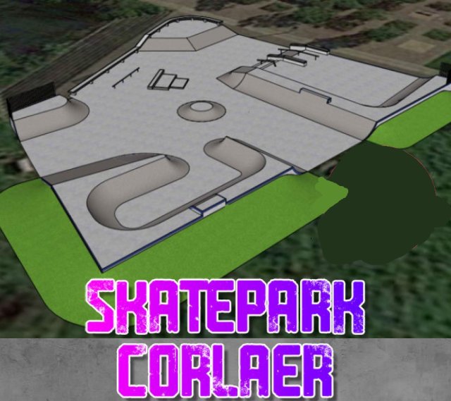 Impressie van skatepark Corlaer